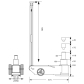 Pneumatyczno - hydrauliczny warsztatowy podnośnik dwustopniopwy SNIT S60-2J 60 Ton